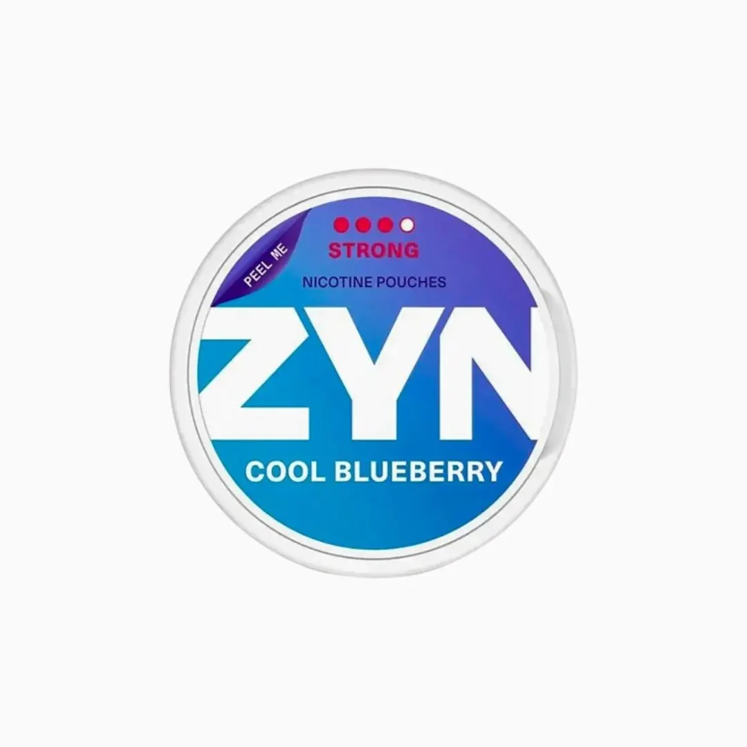 ZYN Cool Blueberry nicotine pouch can